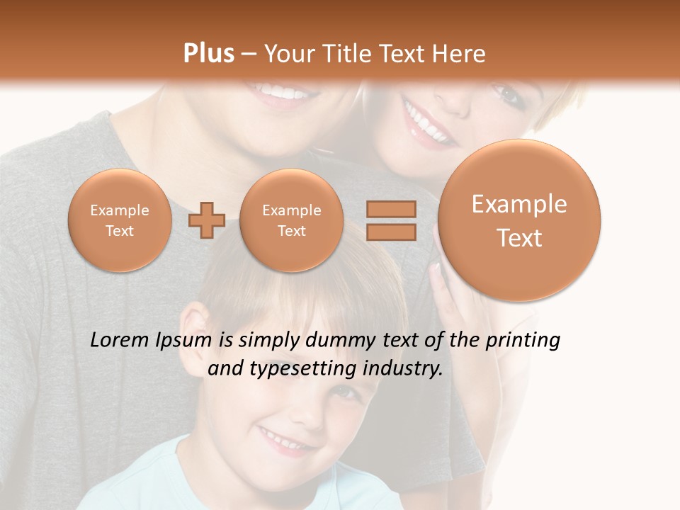 Parent Kid Woman PowerPoint Template