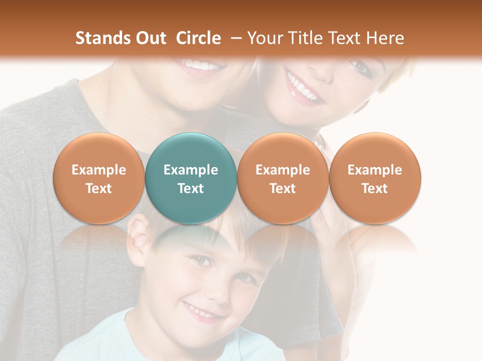 Parent Kid Woman PowerPoint Template