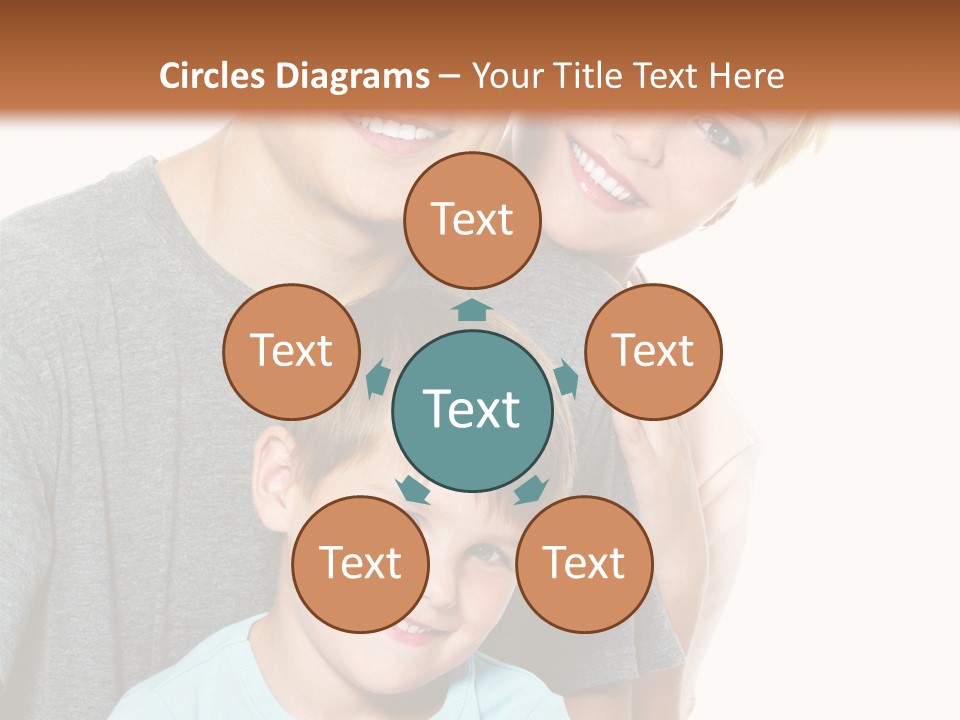 Parent Kid Woman PowerPoint Template