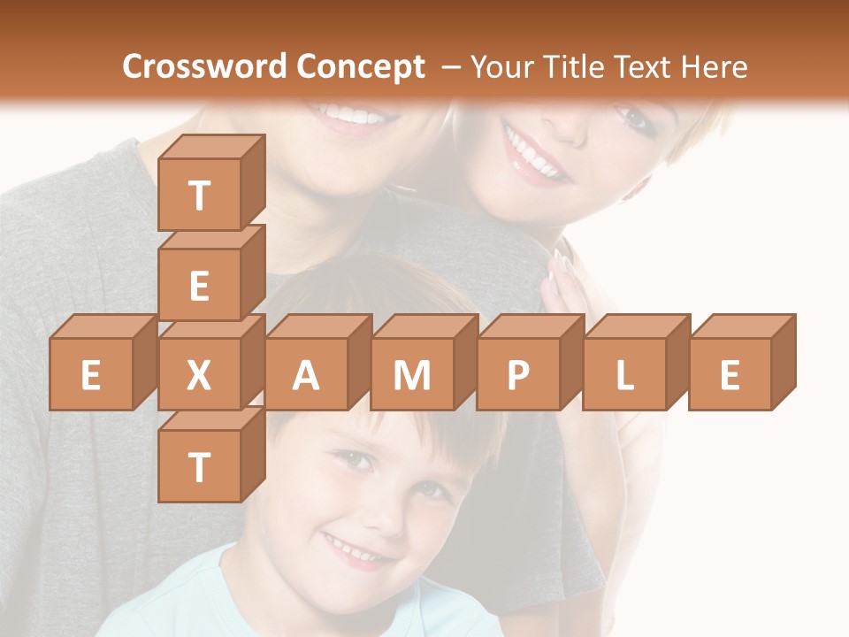 Parent Kid Woman PowerPoint Template