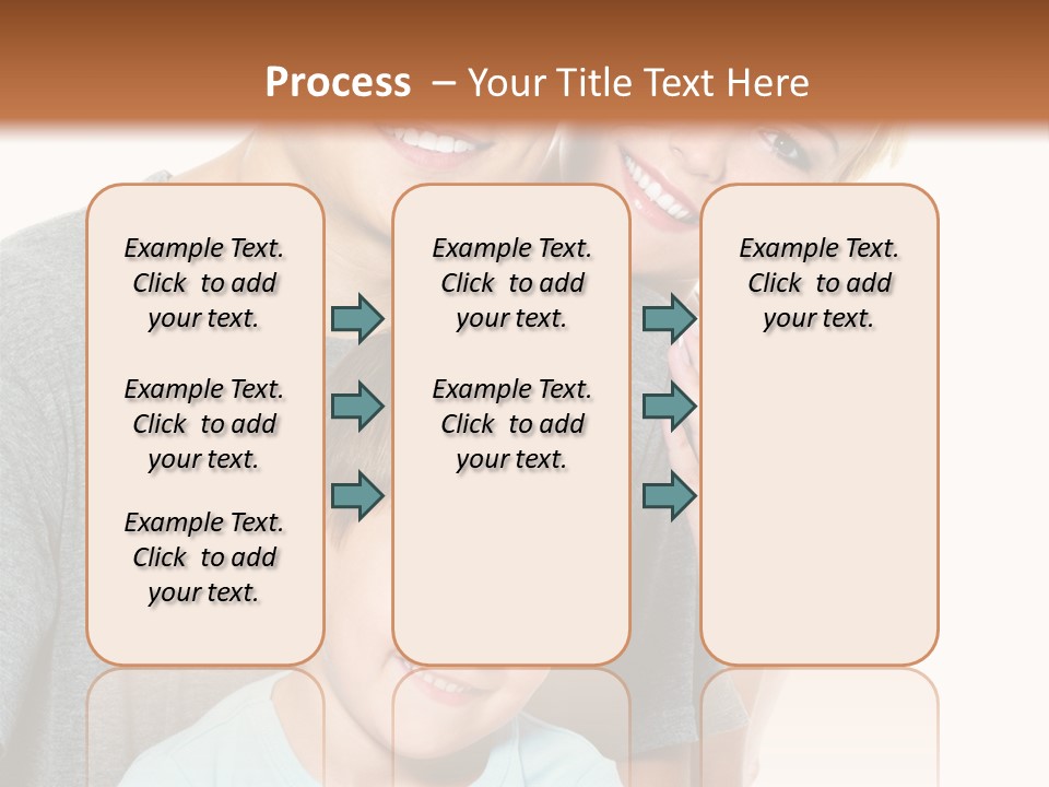 Parent Kid Woman PowerPoint Template
