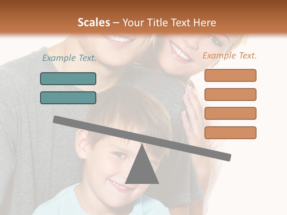 Parent Kid Woman PowerPoint Template