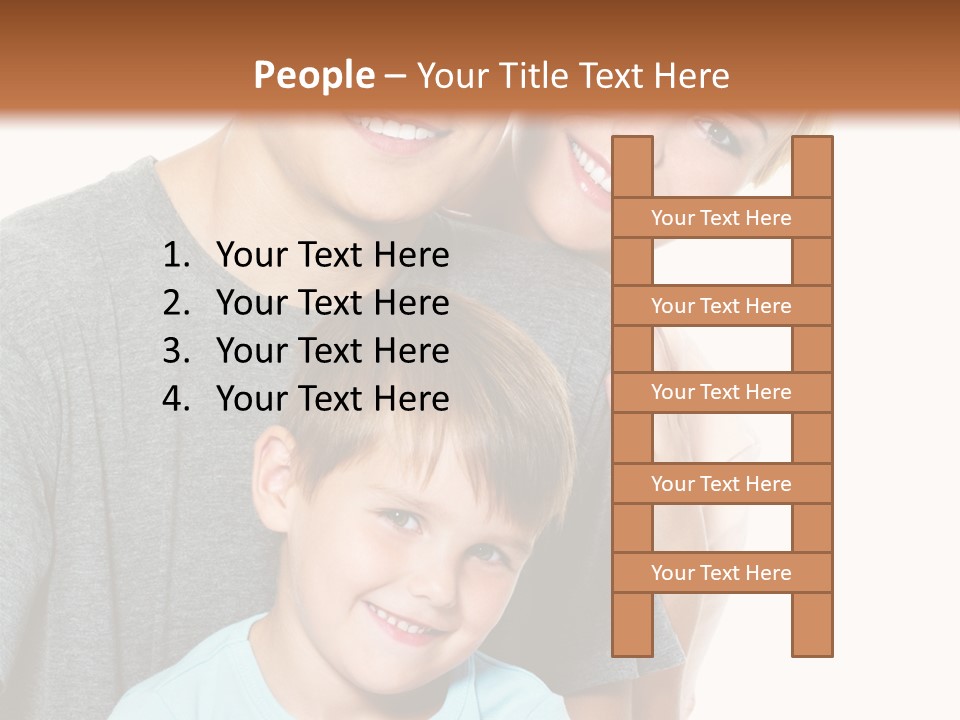 Parent Kid Woman PowerPoint Template