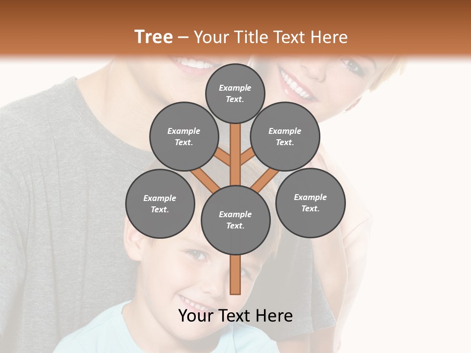 Parent Kid Woman PowerPoint Template