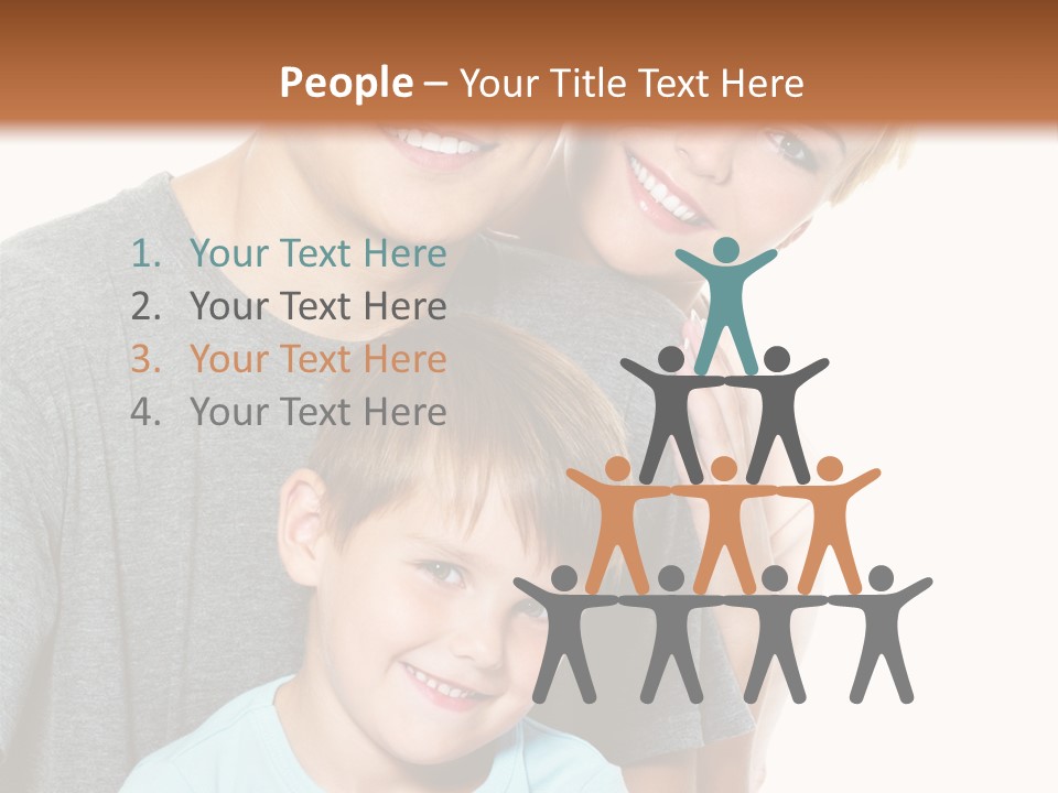 Parent Kid Woman PowerPoint Template