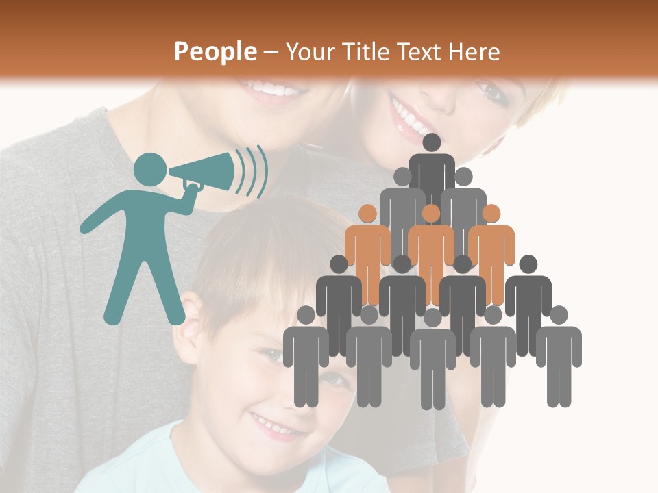 Parent Kid Woman PowerPoint Template