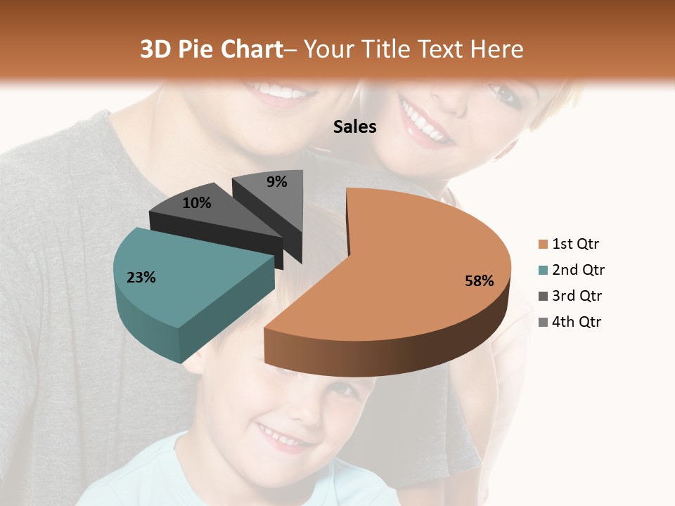 Parent Kid Woman PowerPoint Template