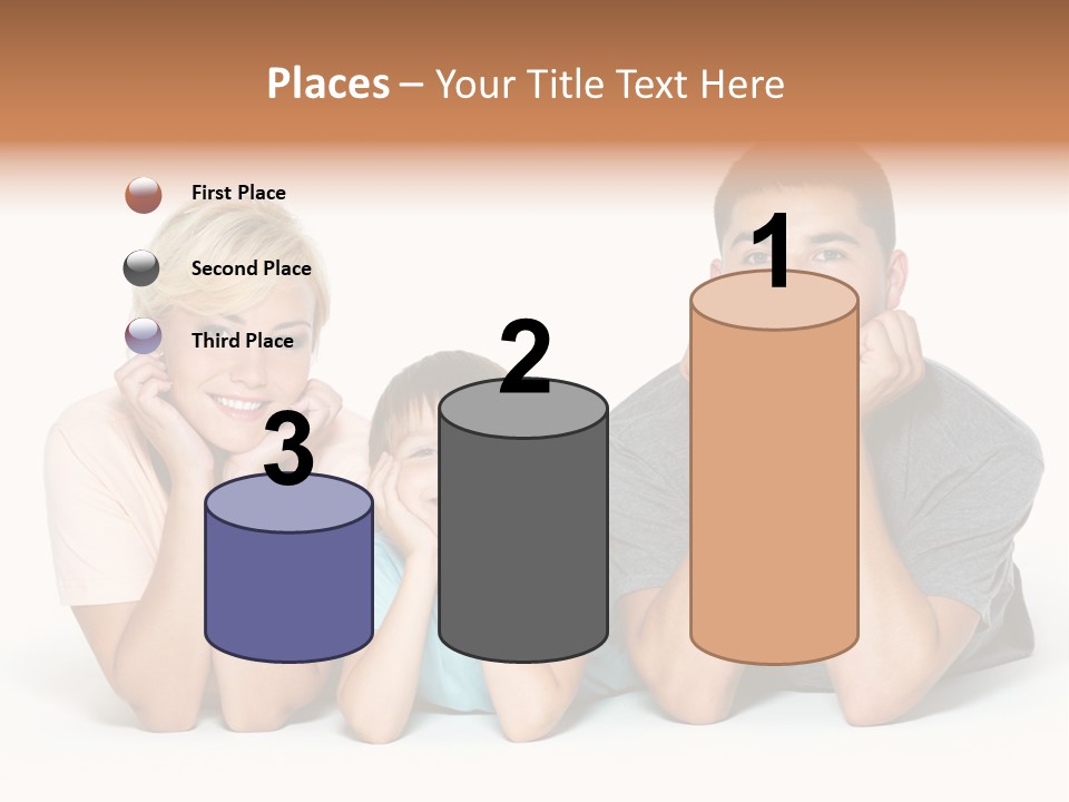 Isolated Boy Expressing PowerPoint Template
