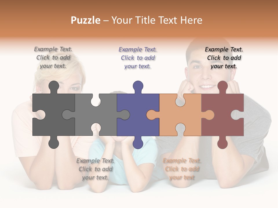 Isolated Boy Expressing PowerPoint Template