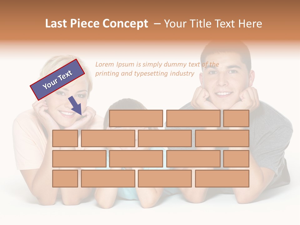Isolated Boy Expressing PowerPoint Template
