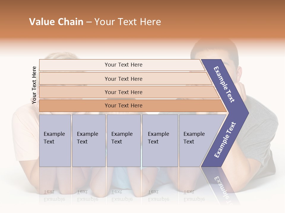 Isolated Boy Expressing PowerPoint Template