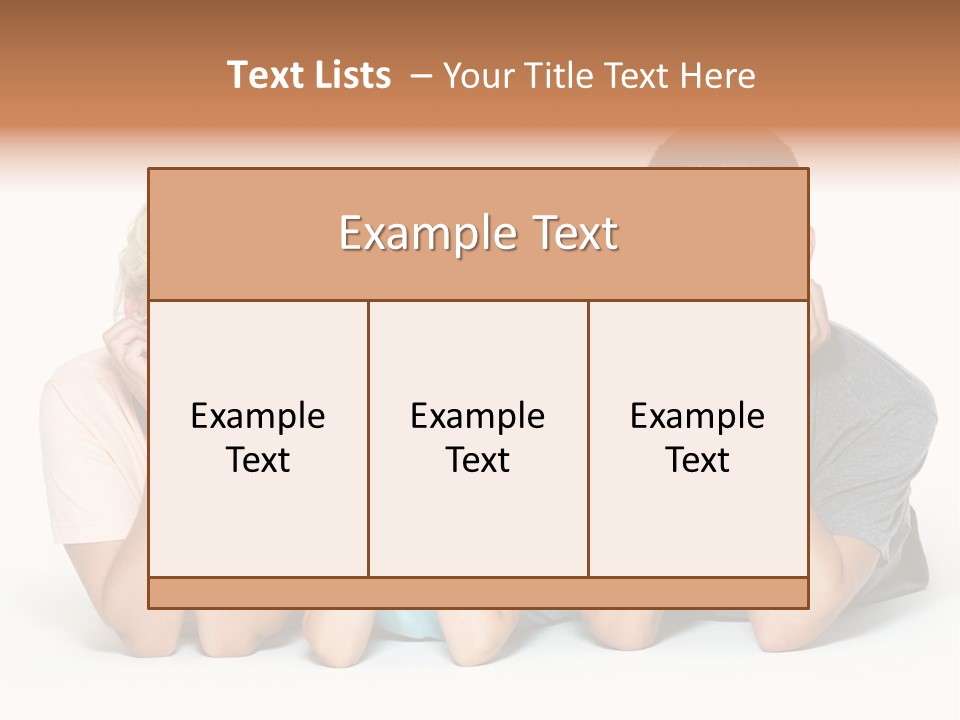 Isolated Boy Expressing PowerPoint Template