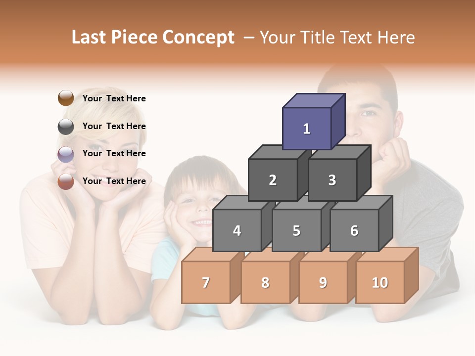 Isolated Boy Expressing PowerPoint Template