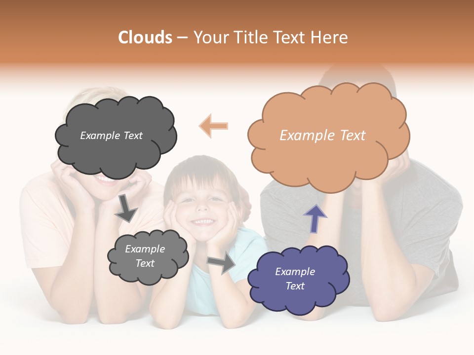 Isolated Boy Expressing PowerPoint Template