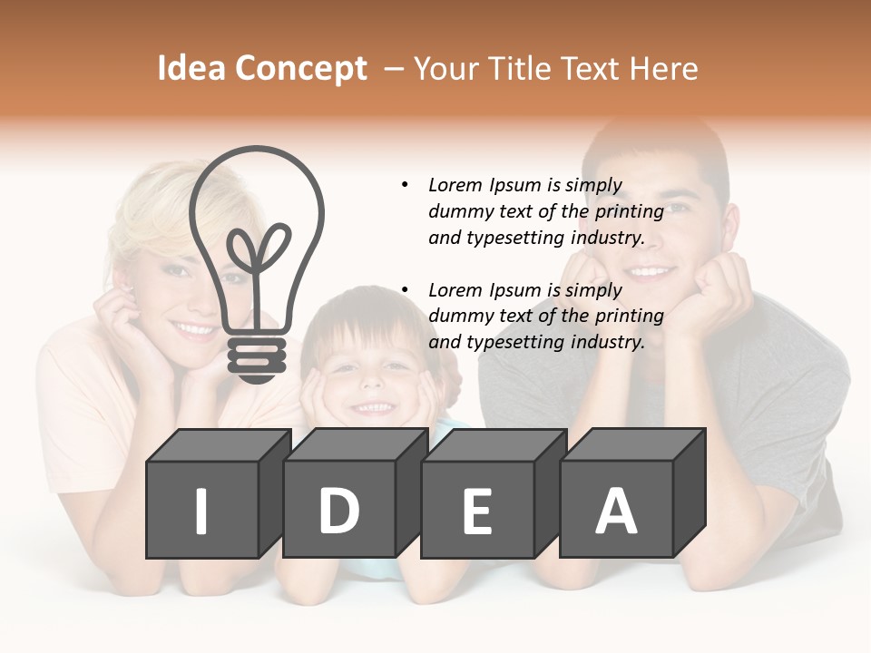 Isolated Boy Expressing PowerPoint Template