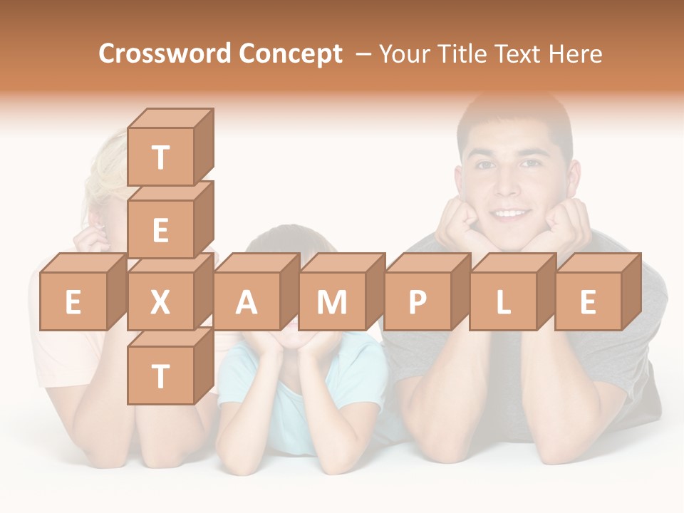 Isolated Boy Expressing PowerPoint Template