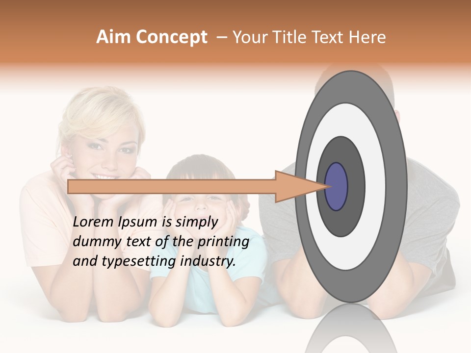 Isolated Boy Expressing PowerPoint Template