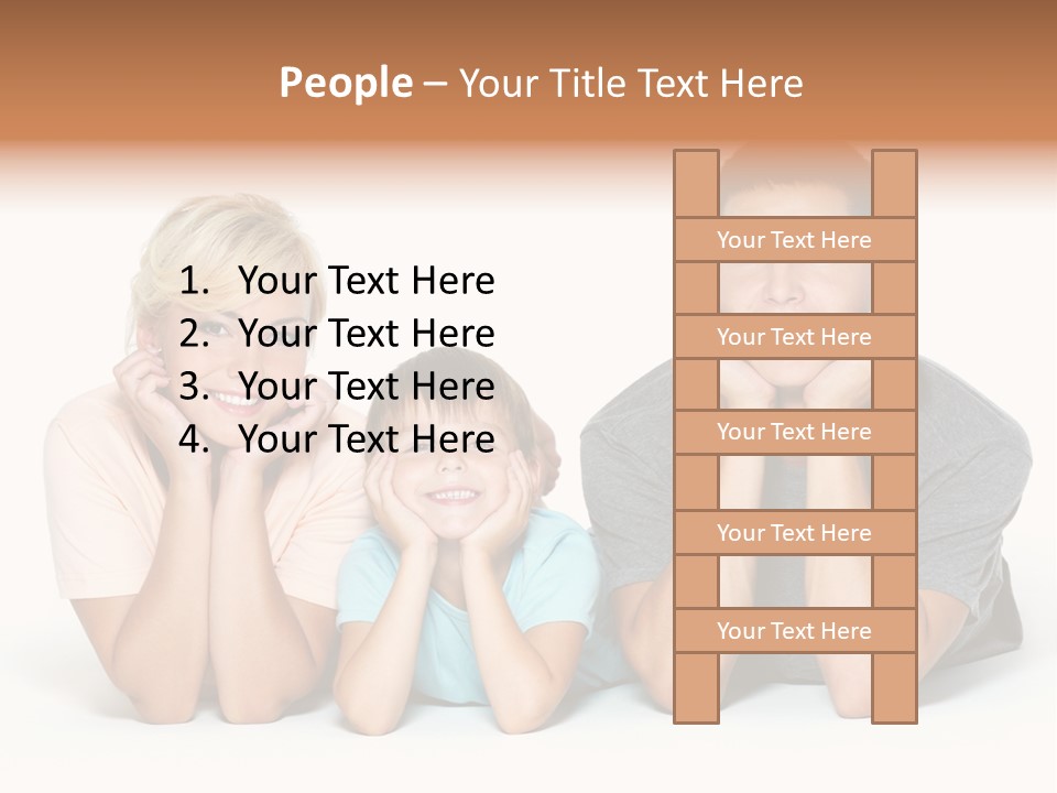 Isolated Boy Expressing PowerPoint Template
