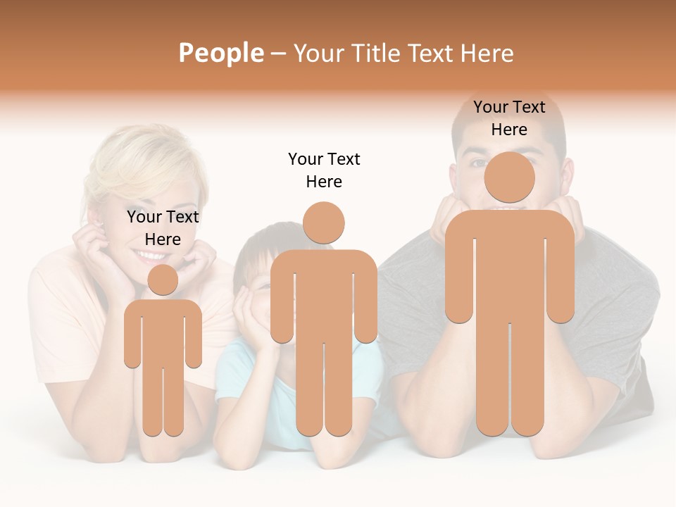 Isolated Boy Expressing PowerPoint Template