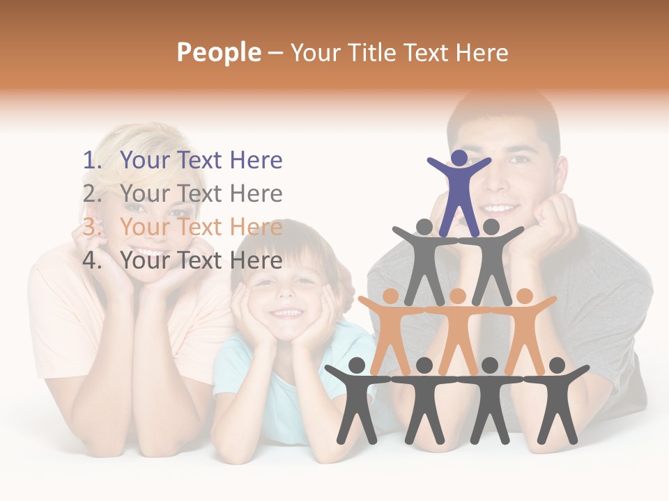 Isolated Boy Expressing PowerPoint Template