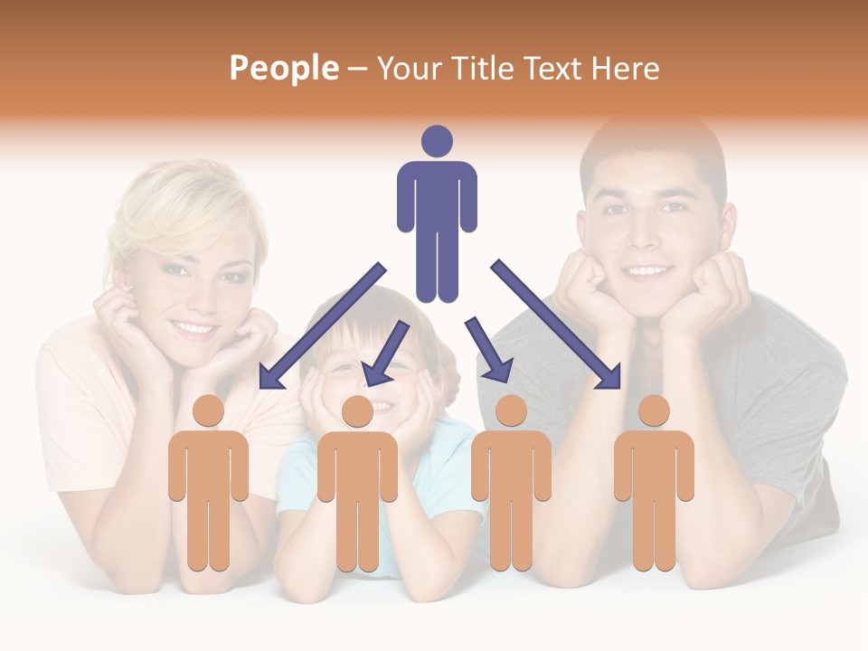 Isolated Boy Expressing PowerPoint Template