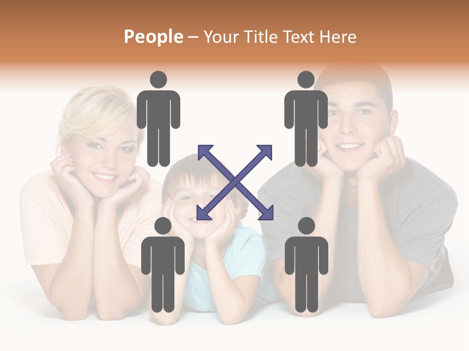 Isolated Boy Expressing PowerPoint Template