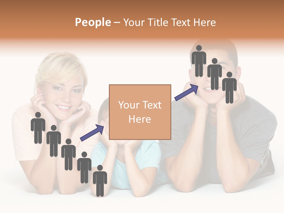 Isolated Boy Expressing PowerPoint Template