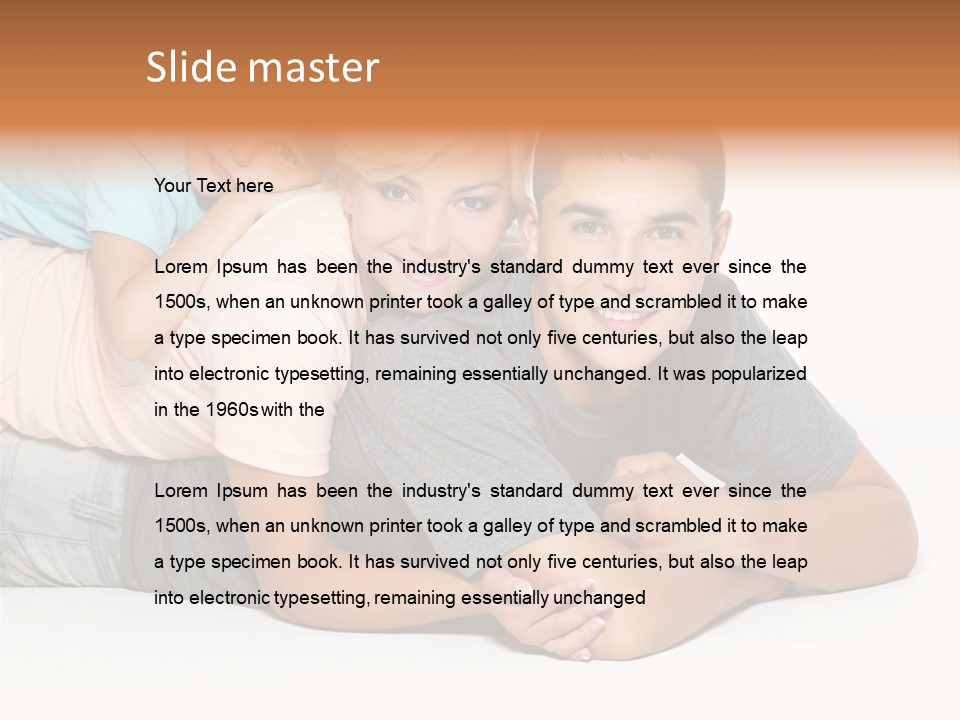 Positivity Three Isolated PowerPoint Template