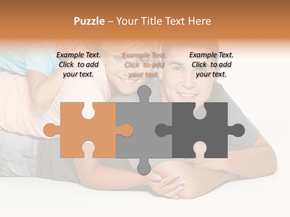 Positivity Three Isolated PowerPoint Template