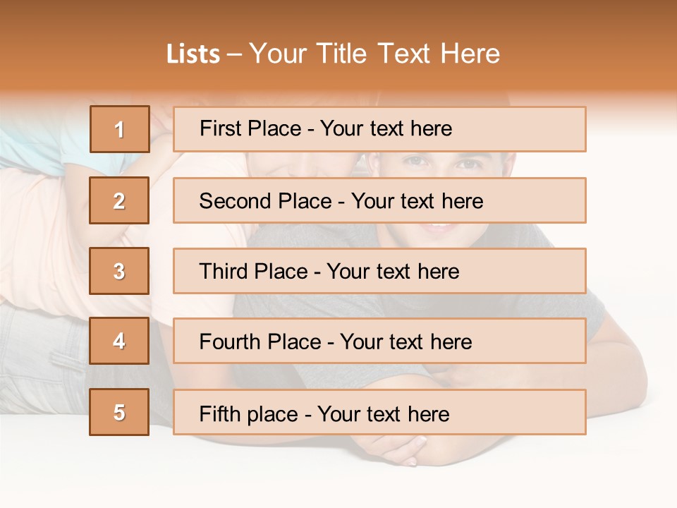 Positivity Three Isolated PowerPoint Template