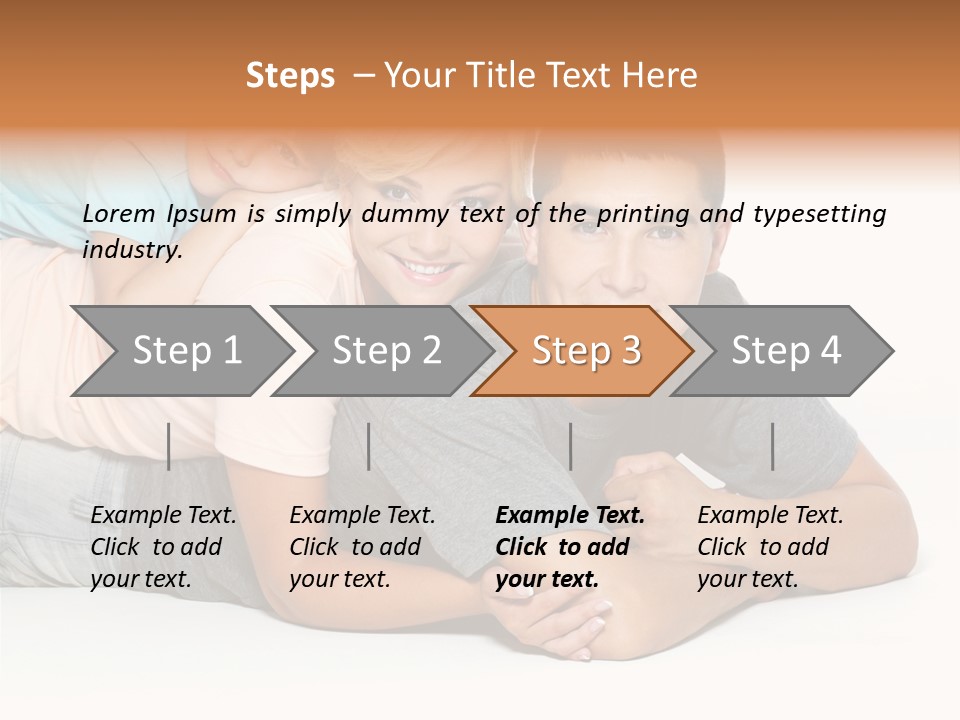 Positivity Three Isolated PowerPoint Template