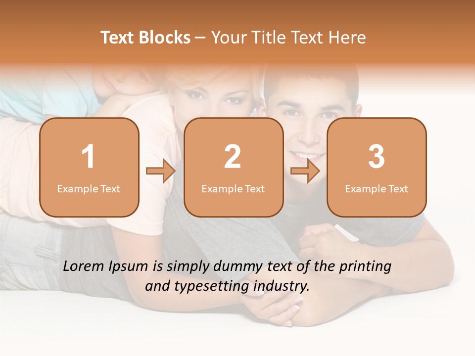 Positivity Three Isolated PowerPoint Template