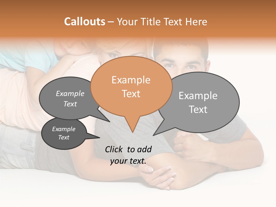 Positivity Three Isolated PowerPoint Template