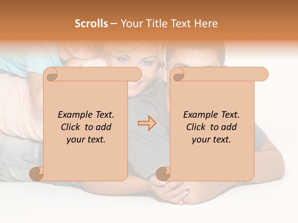 Positivity Three Isolated PowerPoint Template