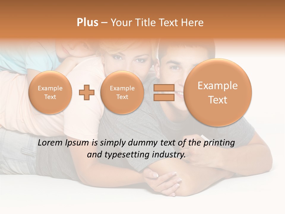 Positivity Three Isolated PowerPoint Template