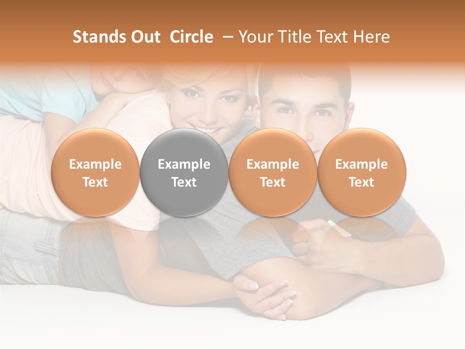 Positivity Three Isolated PowerPoint Template