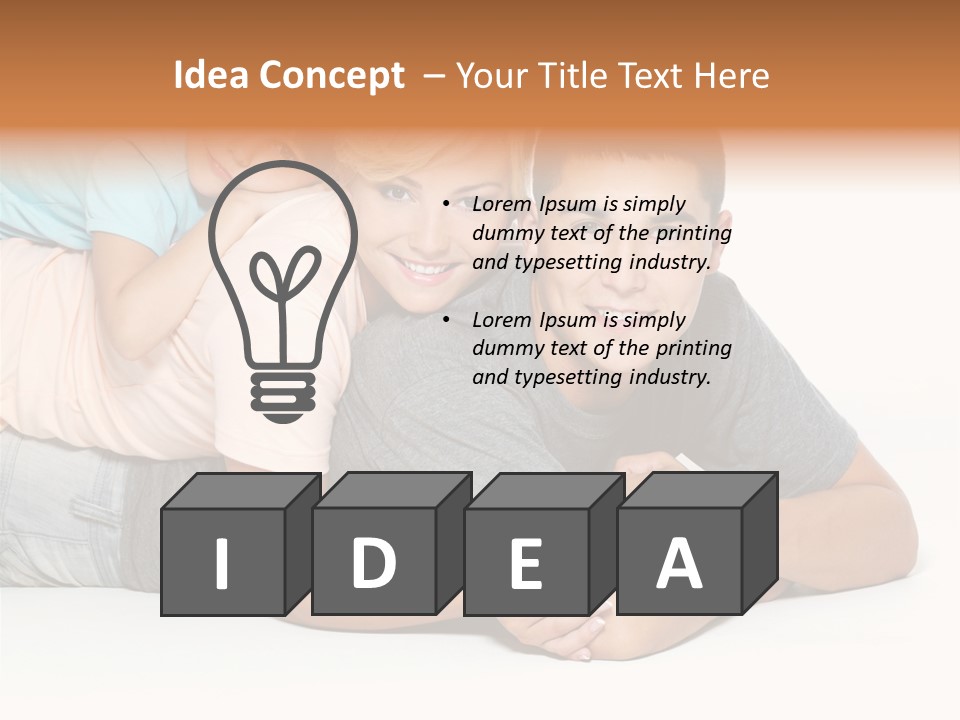 Positivity Three Isolated PowerPoint Template