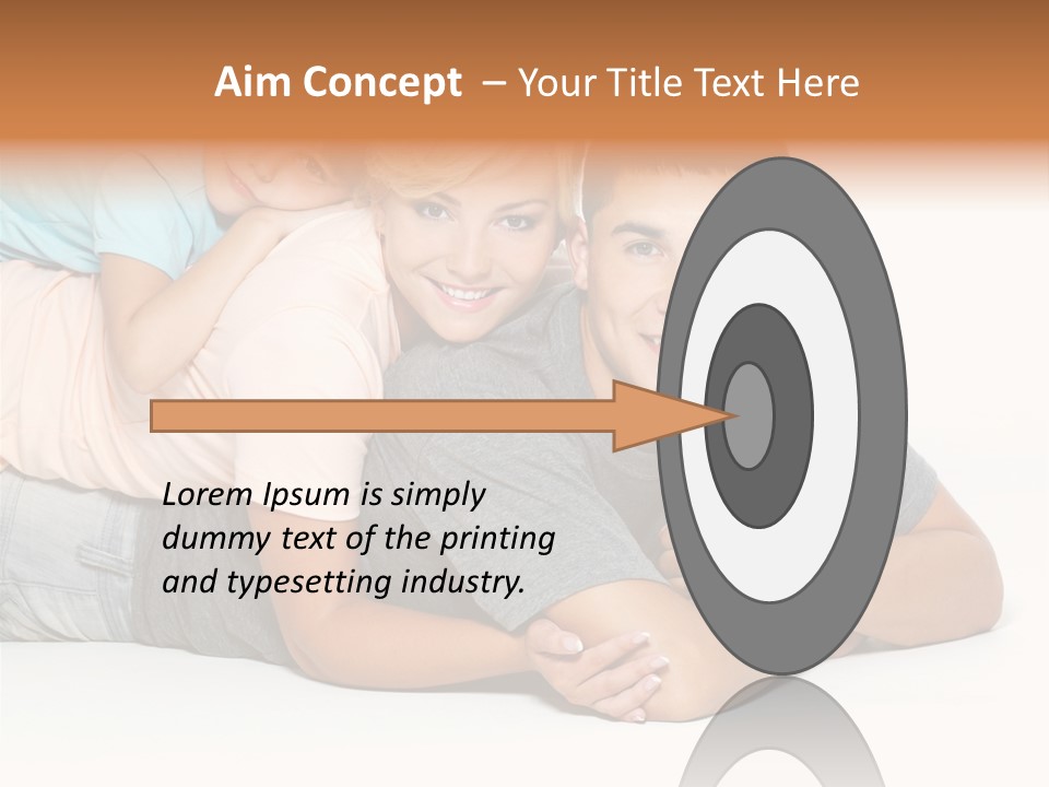 Positivity Three Isolated PowerPoint Template