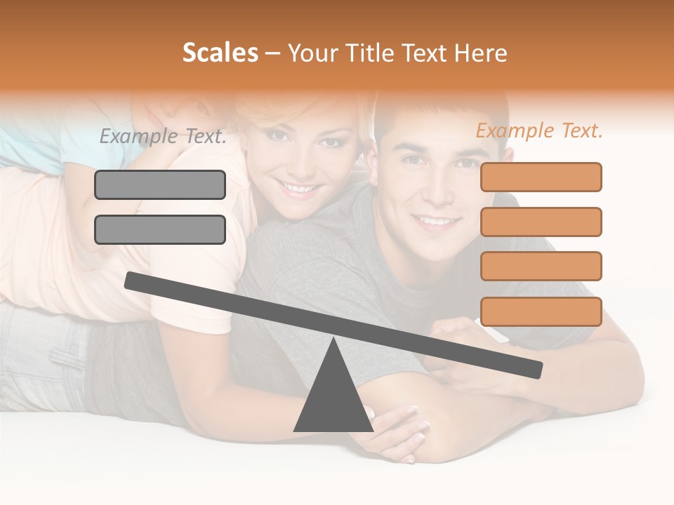 Positivity Three Isolated PowerPoint Template