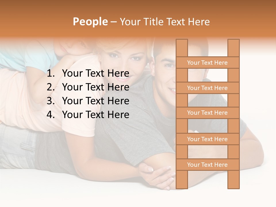 Positivity Three Isolated PowerPoint Template