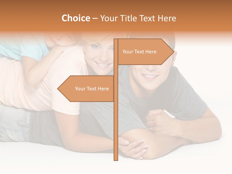 Positivity Three Isolated PowerPoint Template