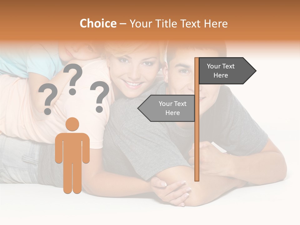 Positivity Three Isolated PowerPoint Template