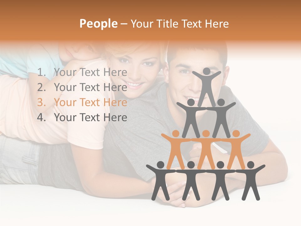 Positivity Three Isolated PowerPoint Template