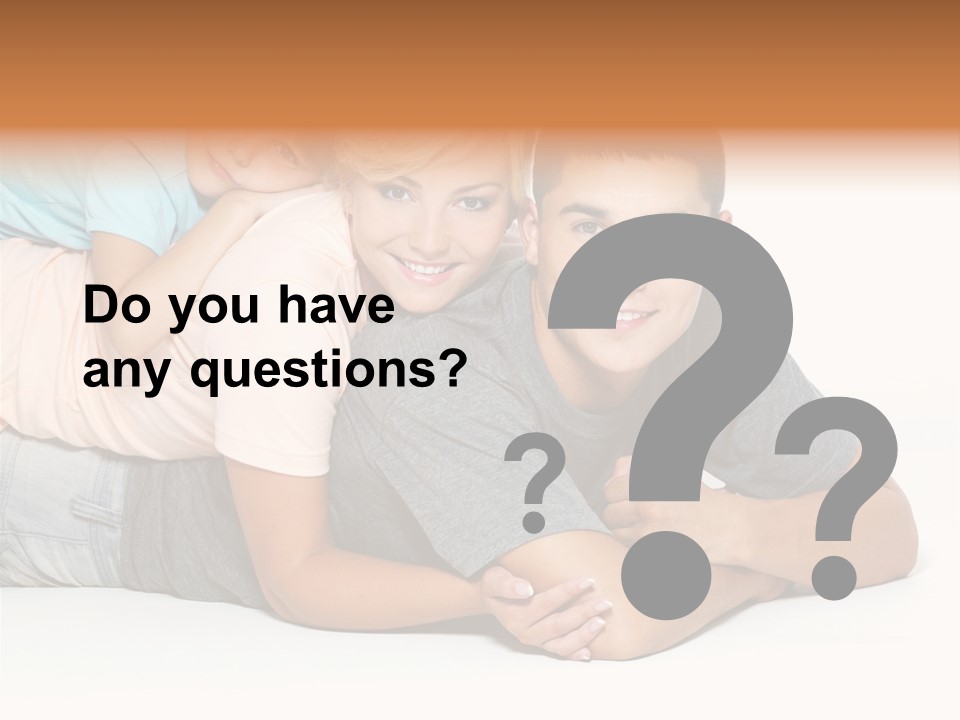 Positivity Three Isolated PowerPoint Template