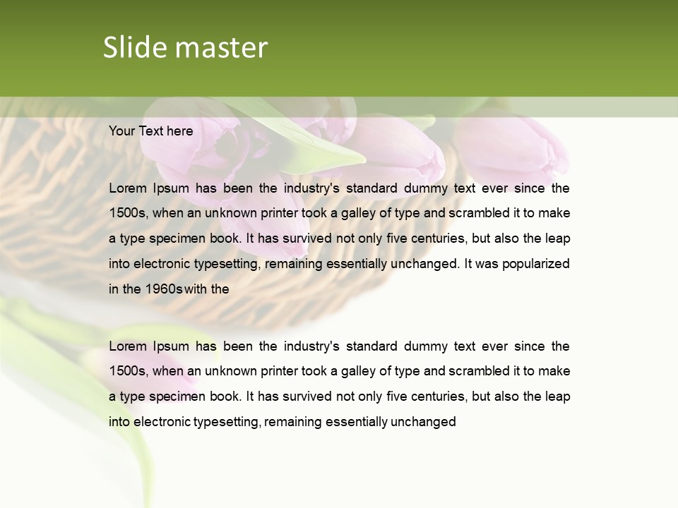 Luxury Paper Sample PowerPoint Template