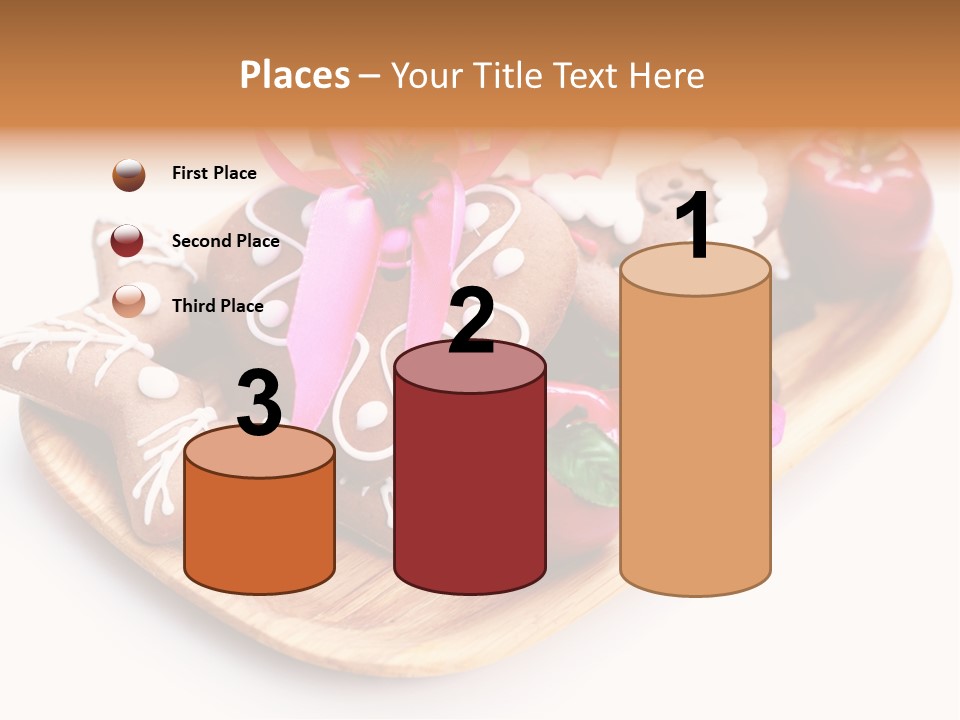 Food And Drink Cookie Christmas Ornament PowerPoint Template