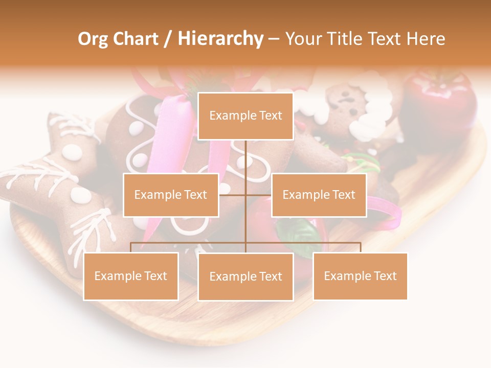 Food And Drink Cookie Christmas Ornament PowerPoint Template