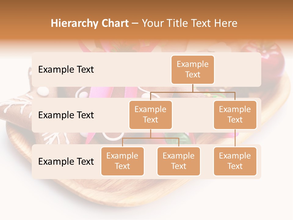 Food And Drink Cookie Christmas Ornament PowerPoint Template