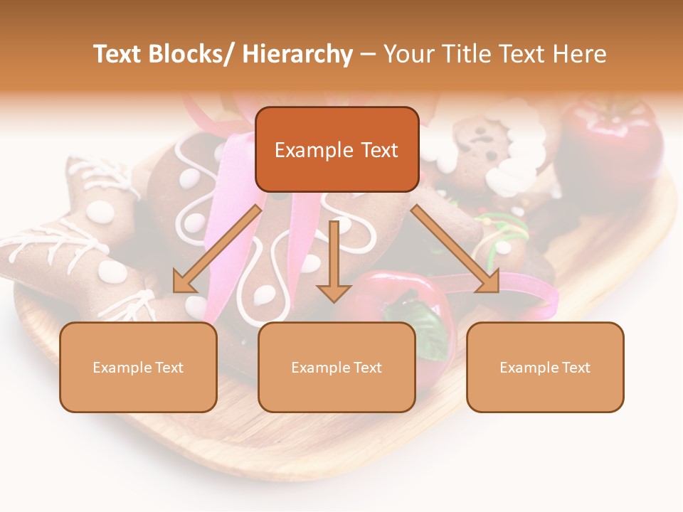 Food And Drink Cookie Christmas Ornament PowerPoint Template