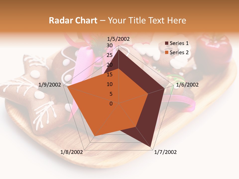 Food And Drink Cookie Christmas Ornament PowerPoint Template